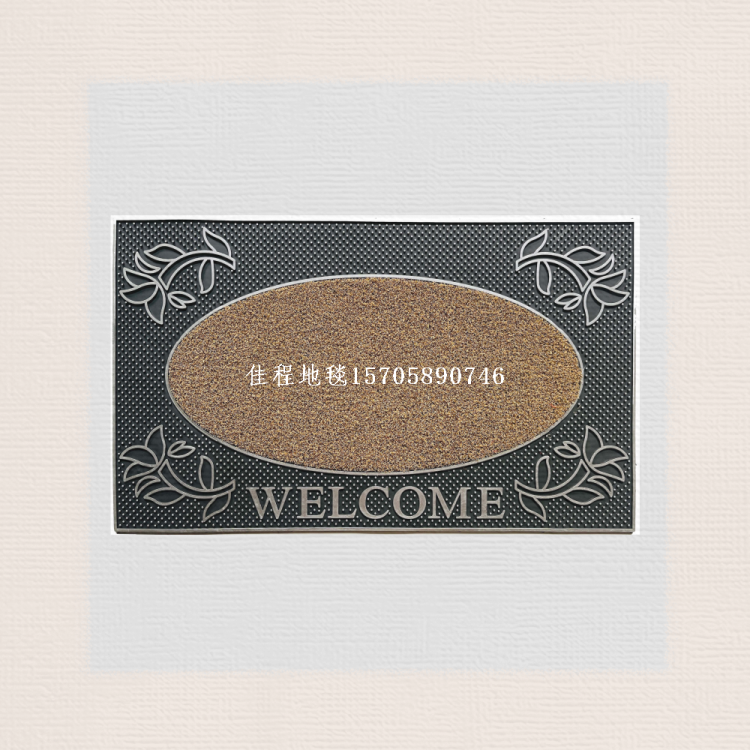 南美跨境畅销款 草坪注塑垫刮沙门垫地垫进门除尘脚垫PVC防滑垫跨境出口卧室地毯门垫卫生间防滑卫浴吸水绣花地垫门口入户门脚