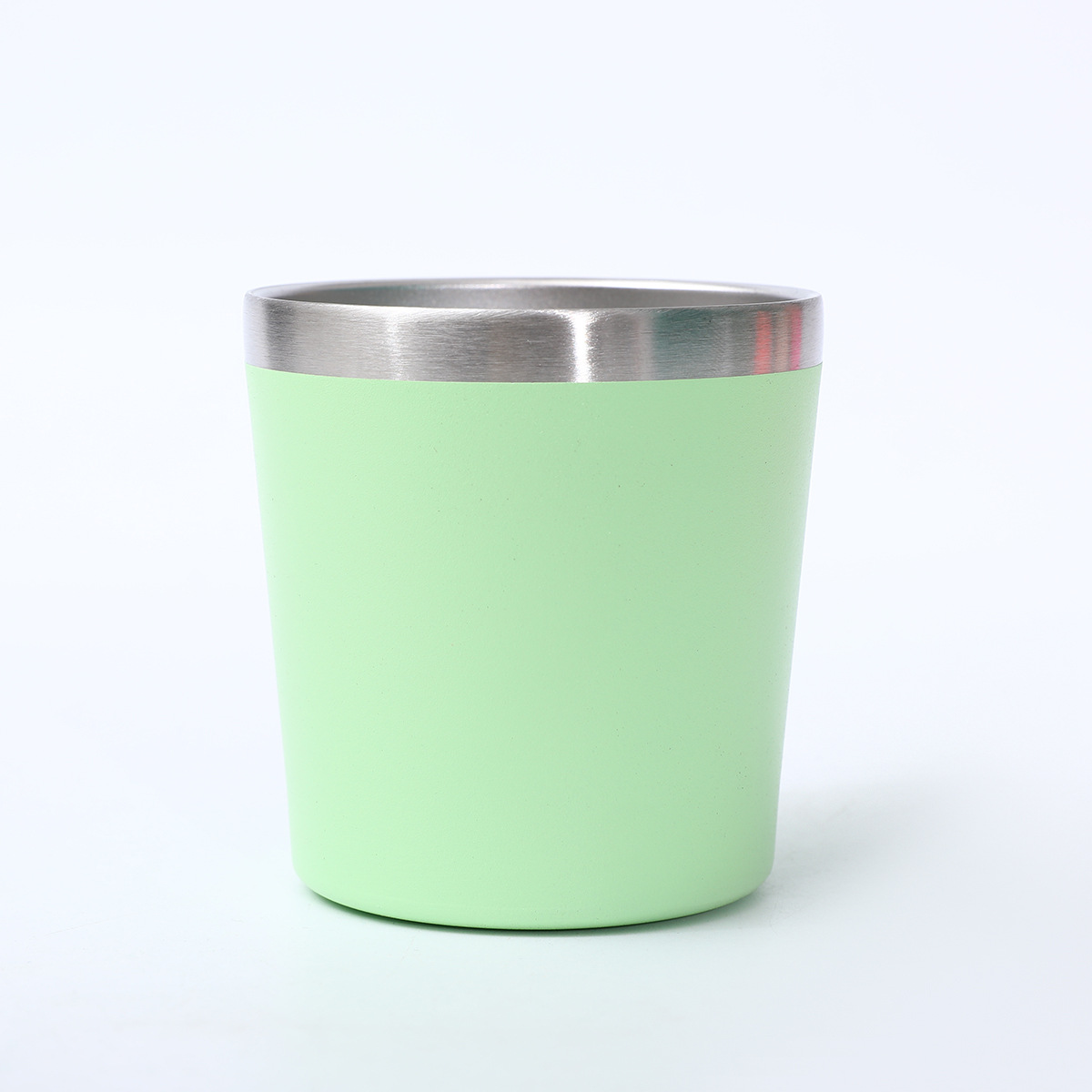 跨境8oz12oz牛奶杯304不锈钢保温杯户外便携车载办公咖啡杯印logo产品图