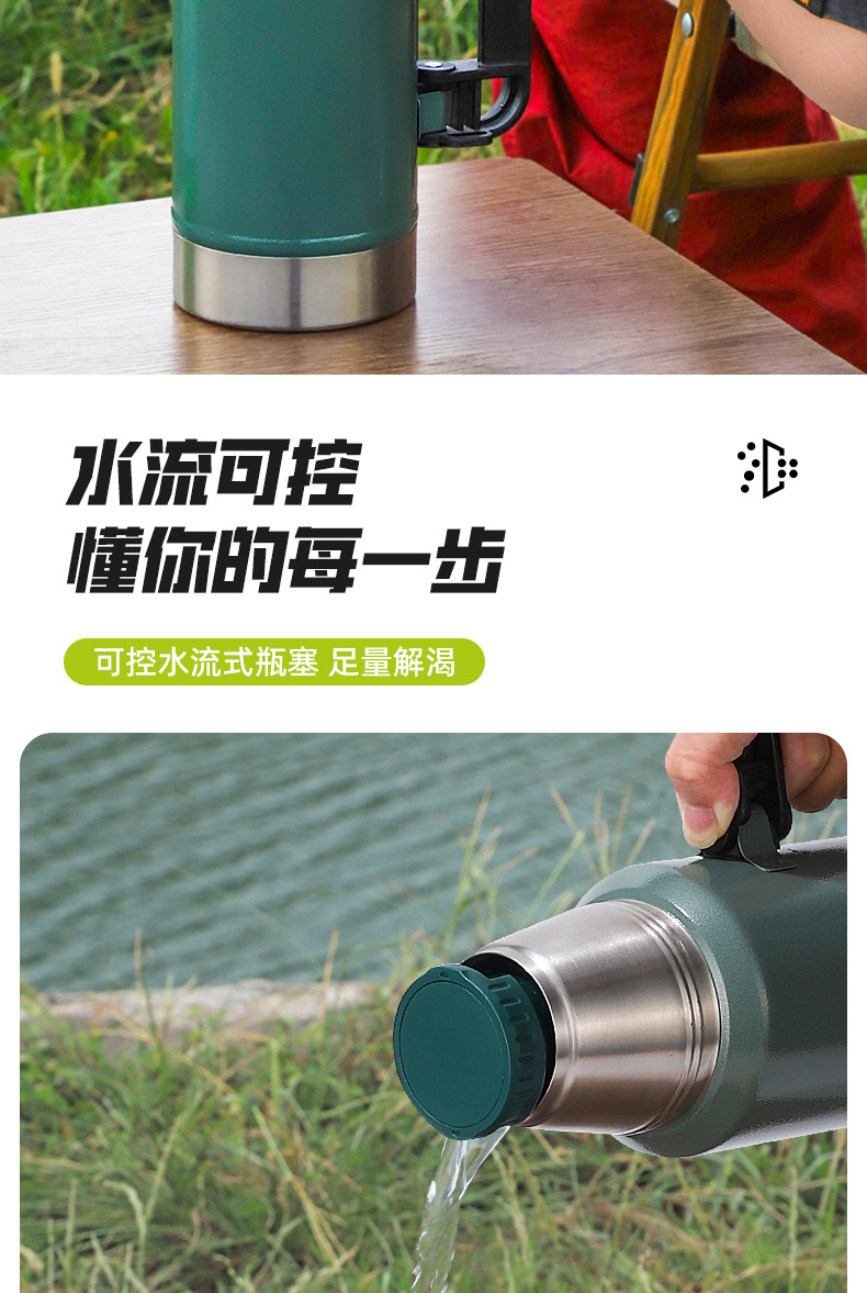 跨境304双层不锈钢保温杯大容量户外便携旅游行壶大号保温杯批发详情5