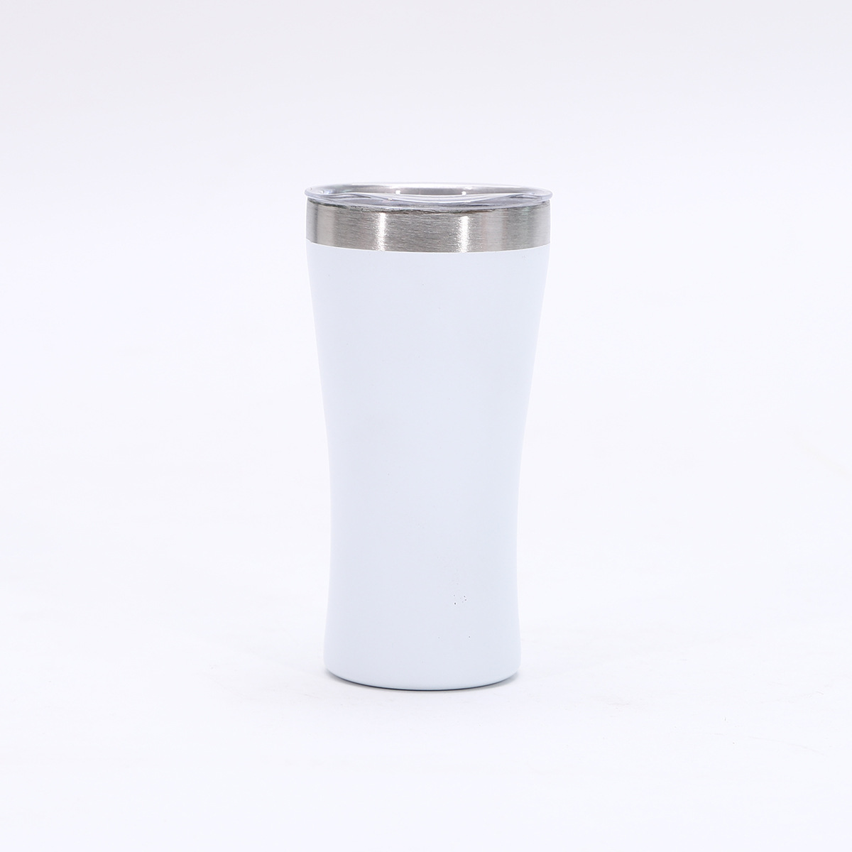 外贸美式6oz腰型啤酒杯便携户外迷你双层汽车杯304不锈钢保温水杯详情21