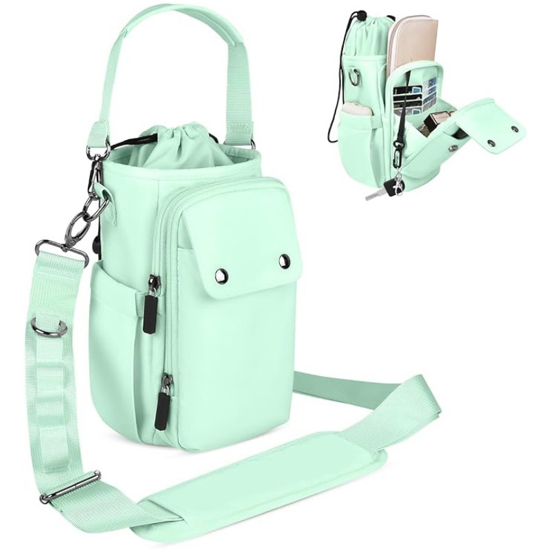 跨境亚马逊水瓶架运动水壶套水壶保护套户外运动水壶带斜跨肩带