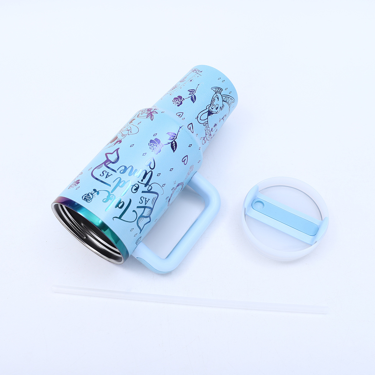 定制带手柄40oz汽车杯304不锈钢真空保温杯大容量户外便携冰霸杯详情7