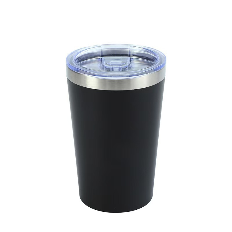 不锈钢8oz12oz牛奶杯304真空保温杯锥度汽车杯啤酒杯咖啡牛奶杯产品图