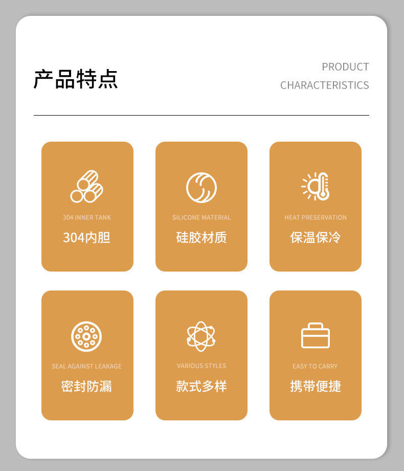 跨境304不锈钢可乐罐保温杯外贸亚马逊墨西哥汽车车载啤酒吸管杯详情2