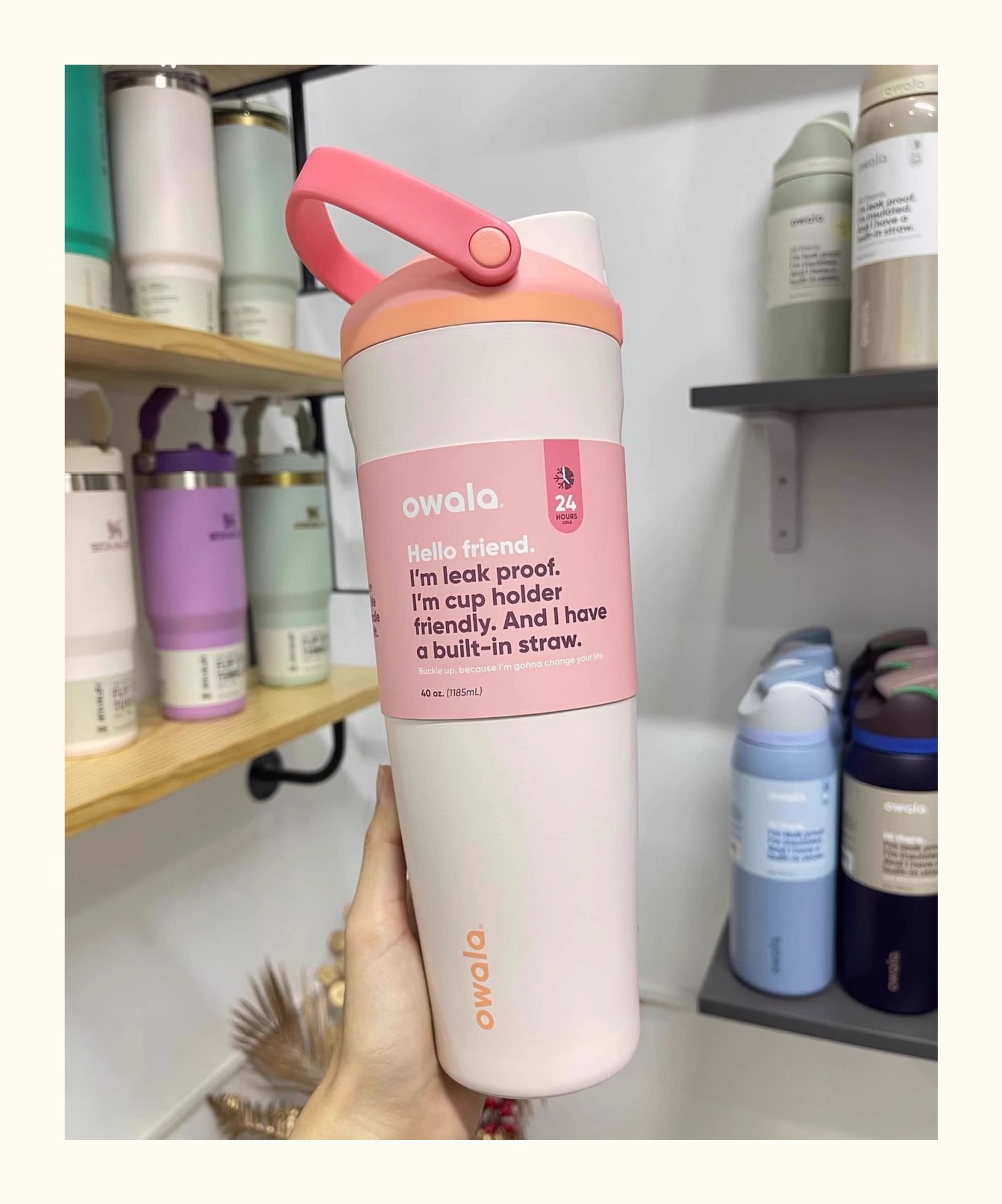 新款户外简约带手柄汽车杯便携大容量啤酒杯时尚纯色不锈钢保温杯详情15