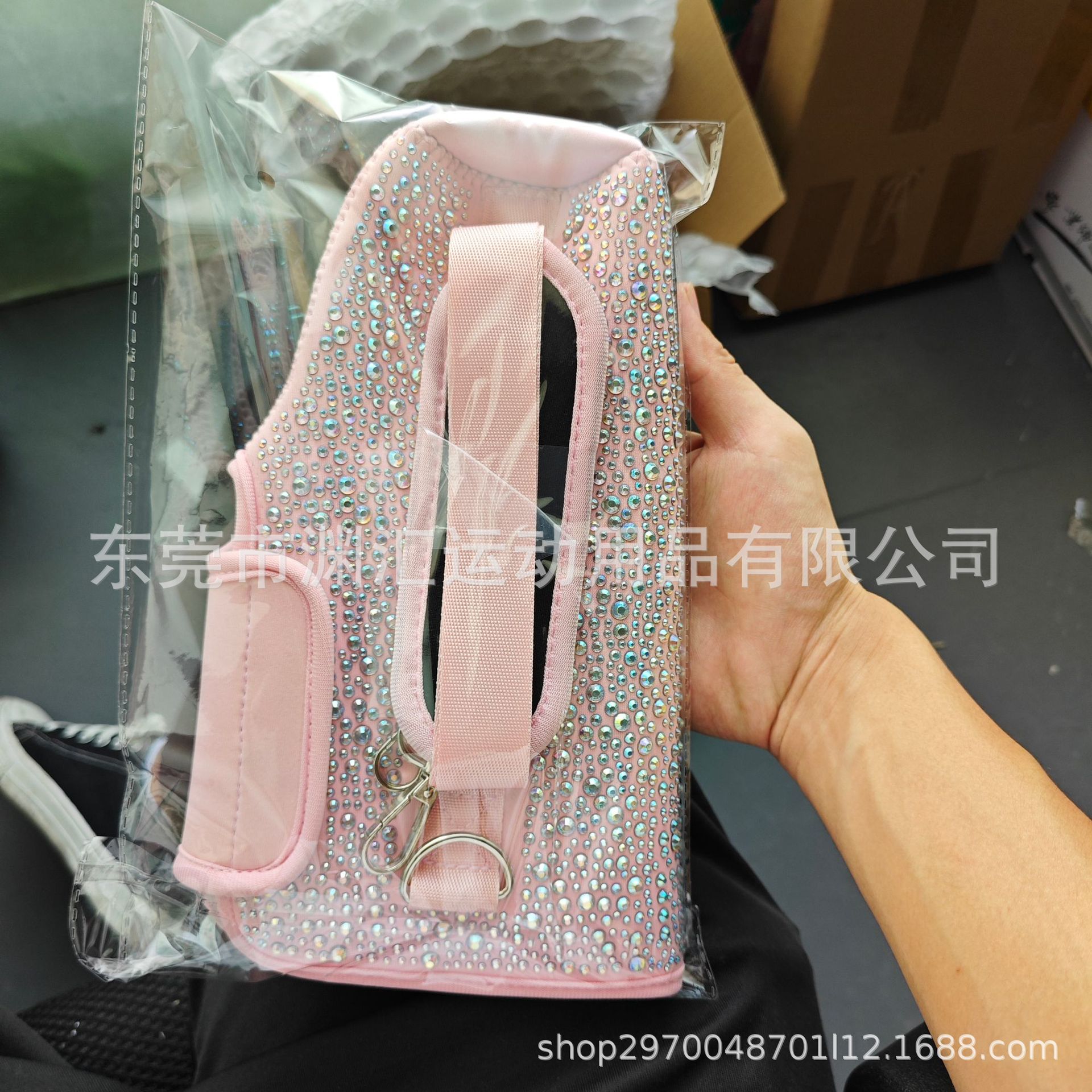 40oz冰霸杯套烫钻史丹利杯套潜水料斯坦利瓶套新品镶钻冰霸杯瓶套详情17