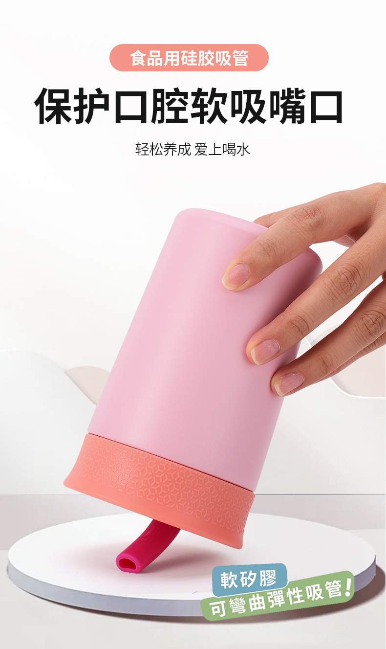 跨境热销创意不锈钢保温杯owala同款咖啡杯带吸管车载随行水杯详情5