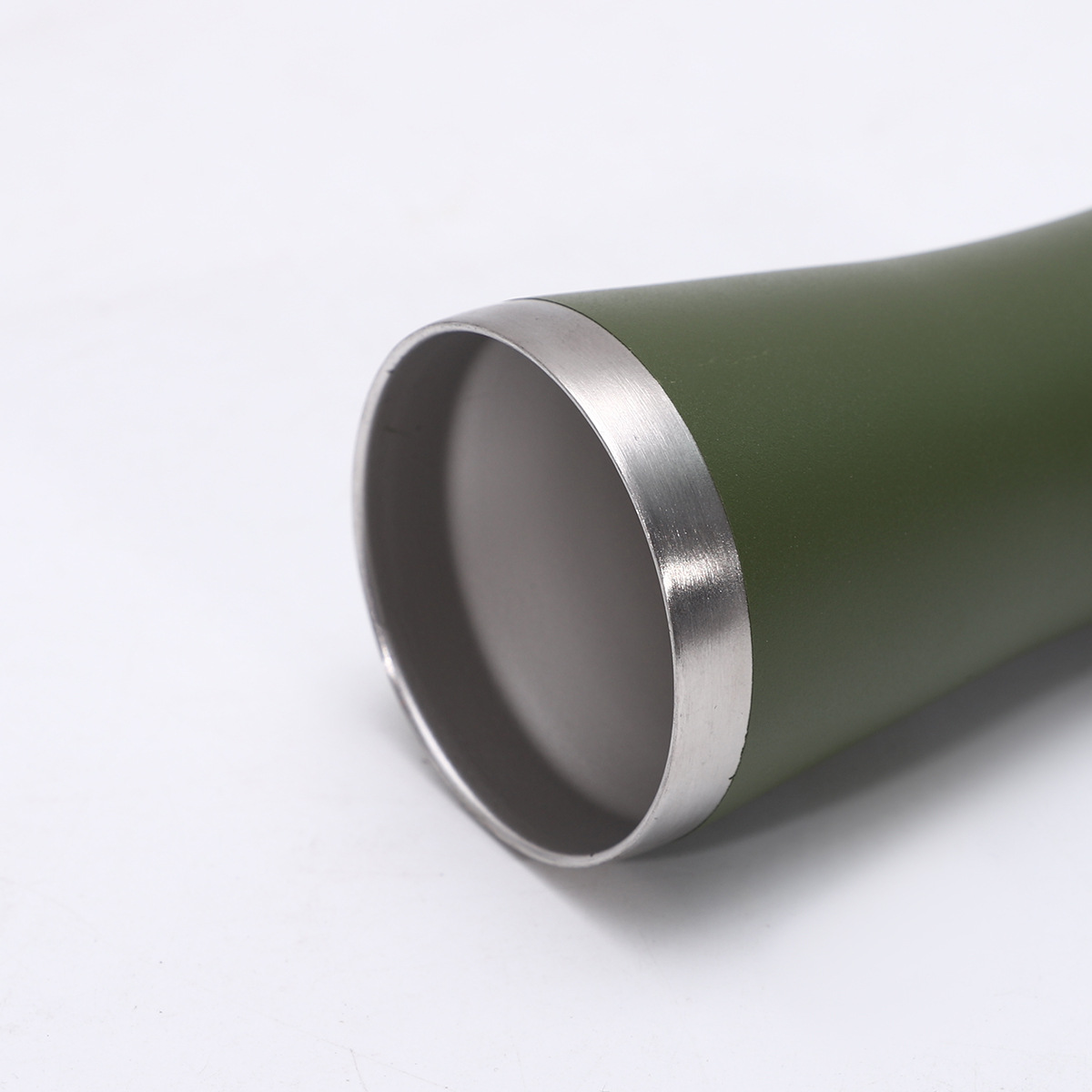 外贸美式6oz腰型啤酒杯便携户外迷你双层汽车杯304不锈钢保温水杯详情4