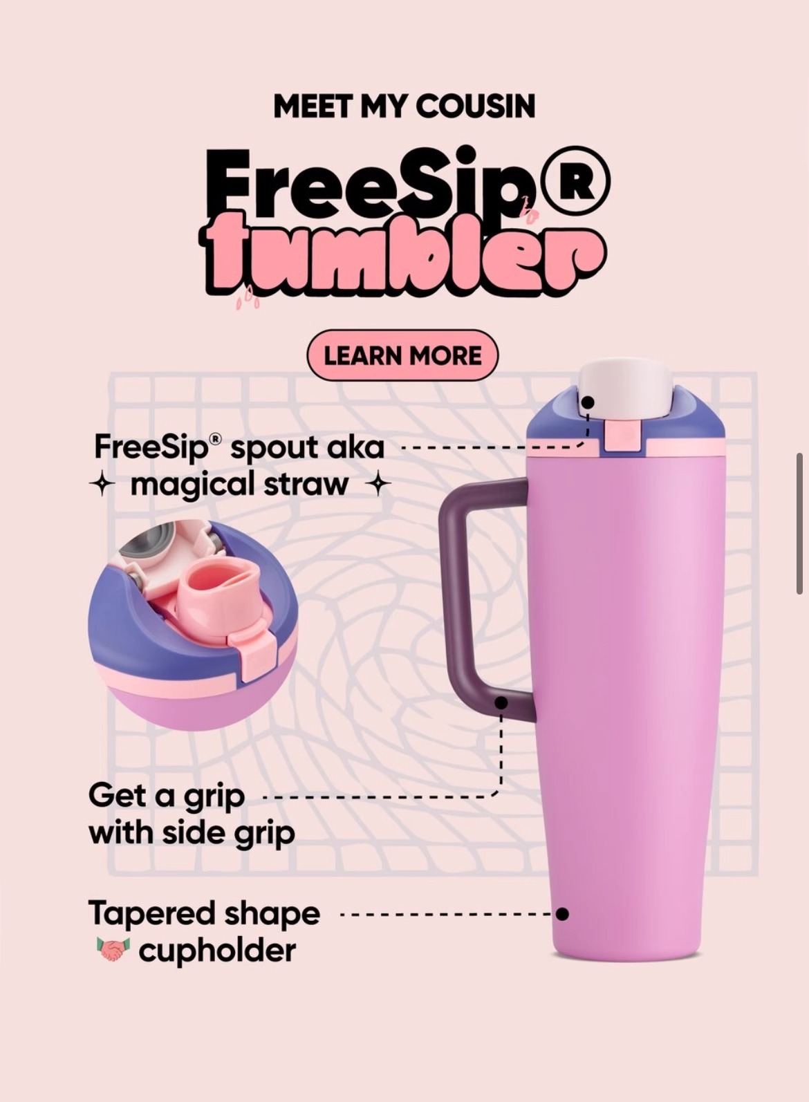 新款户外简约带手柄汽车杯便携大容量啤酒杯时尚纯色不锈钢保温杯详情6