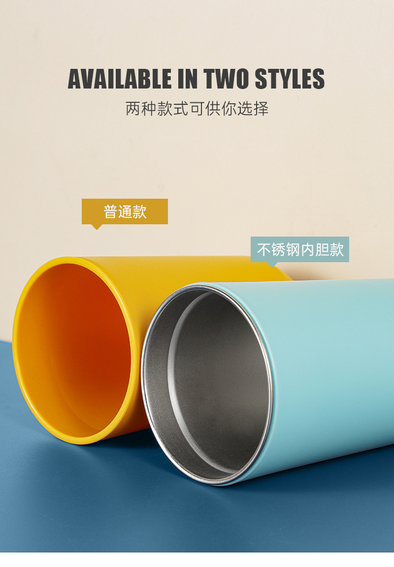 ins韩版高颜值大容量随手杯男女学生咖啡杯带盖带吸管不锈钢水杯详情4