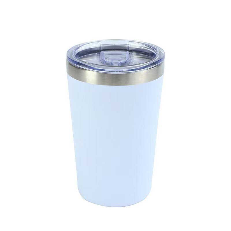 不锈钢8oz12oz牛奶杯304真空保温杯锥度汽车杯啤酒杯咖啡牛奶杯细节图