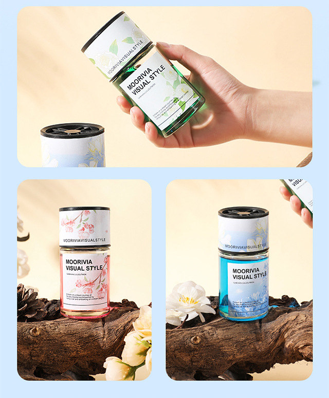 国潮风山茶花车载香薰2025新款车用高档香水男女士专用汽车内持久留香氛详情19