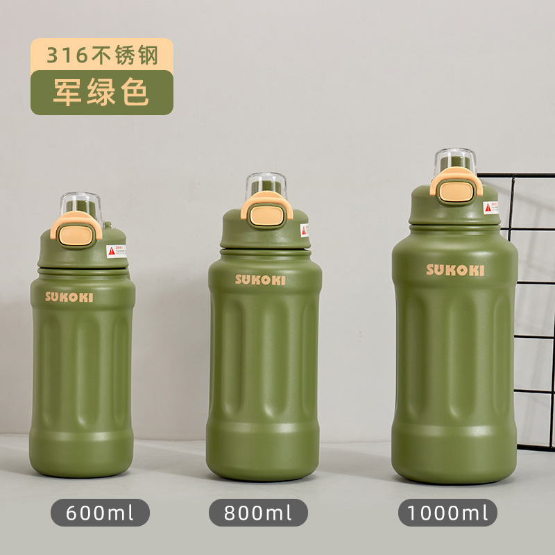 新款316食品级不锈钢保温杯高颜值大容量运动吨吨壶提手便携水杯详情6