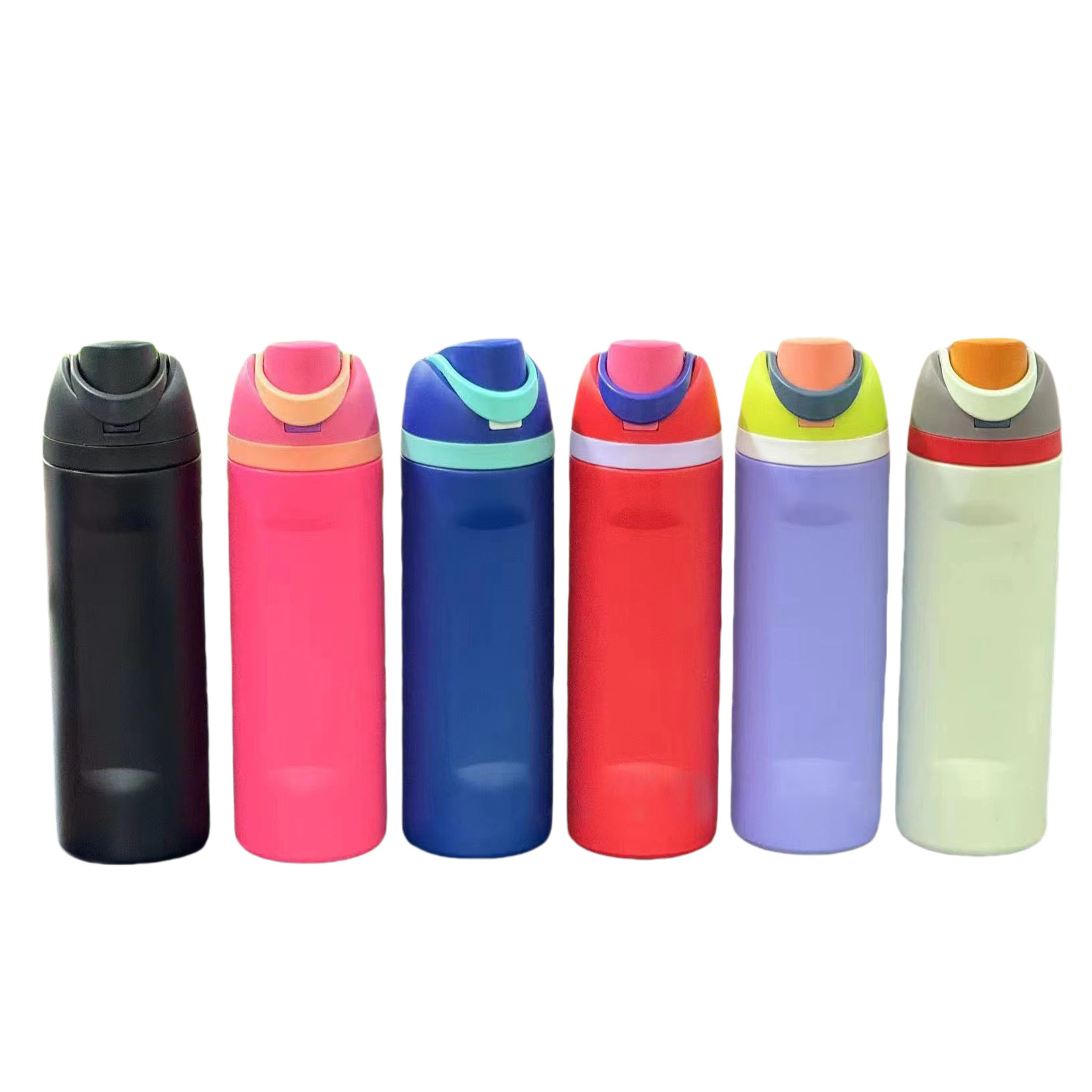 亚马逊热销高颜值304不锈钢保温杯双饮吸管水果杯便携运动水壶详情2