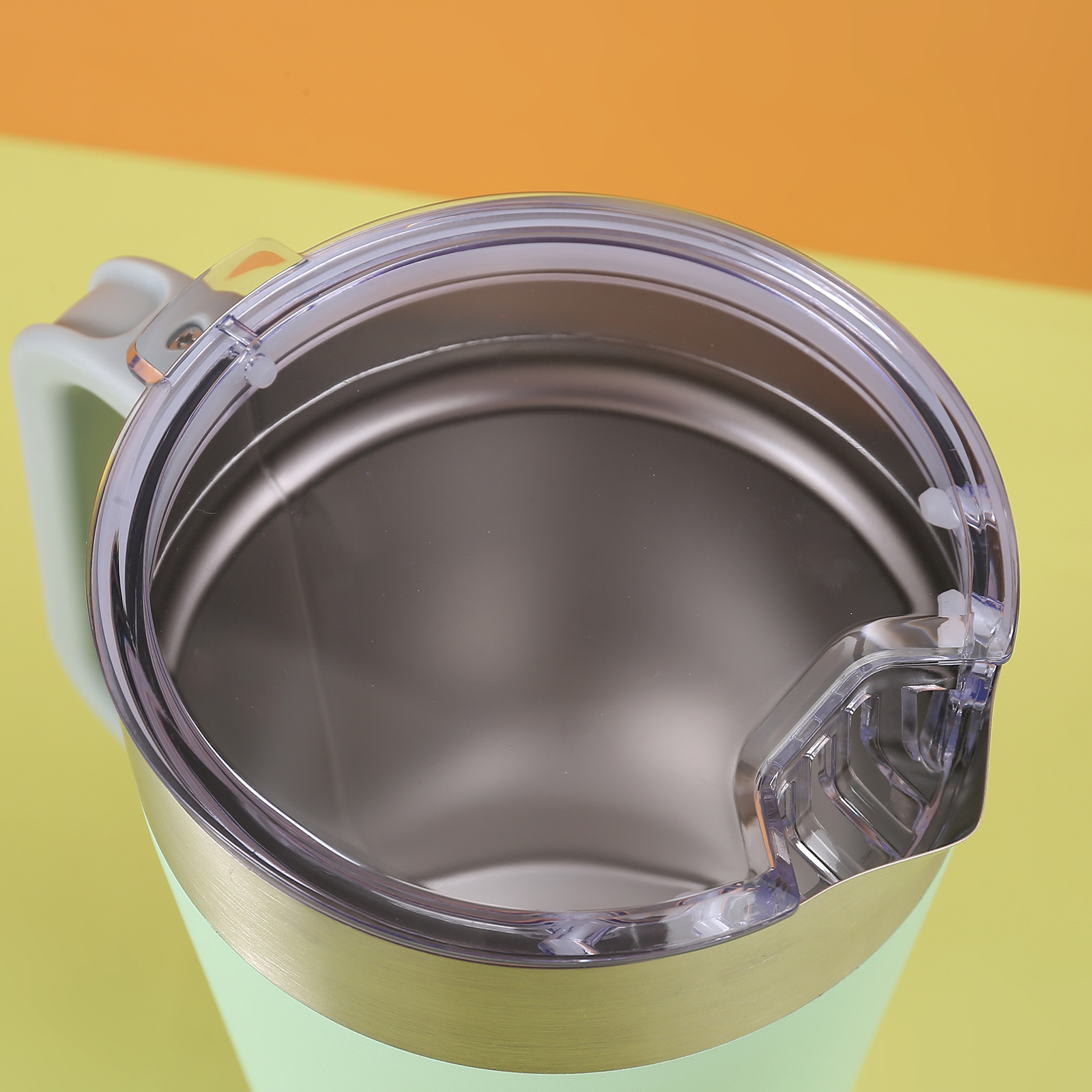 厂家直销南美热销304不锈钢简约手柄咖啡壶大容量保温壶保冷壶