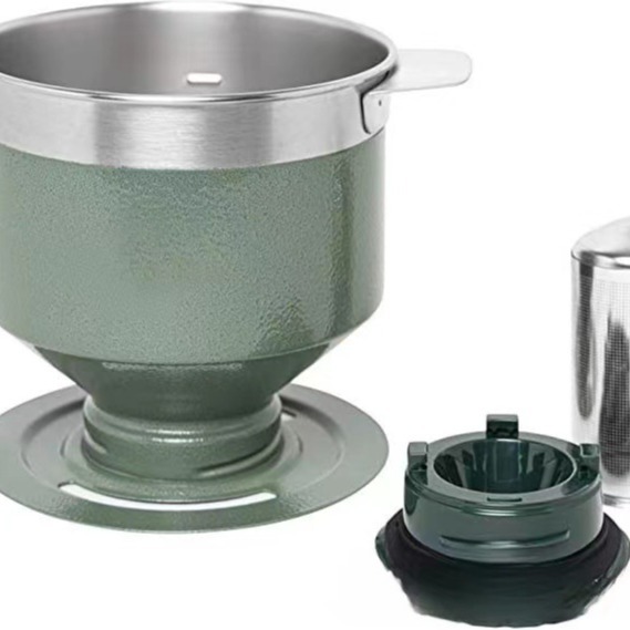 St*nley跨境咖啡壶过滤杯304不锈钢家用手冲户外带水位咖啡杯套组