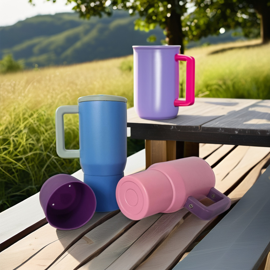 2024跨境新品20oz汽车杯保温杯子迷你儿童杯保温保冷冰霸杯