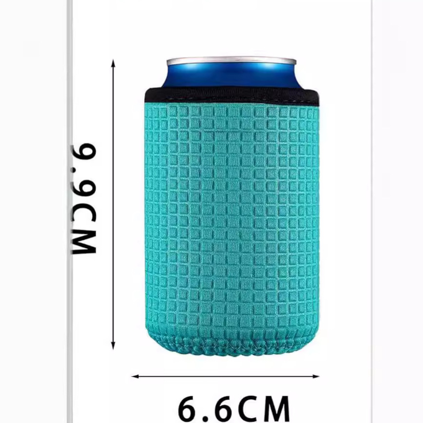 压纹现货潜水料杯套 可乐罐保护套啤酒罐杯套创意便携保温杯套