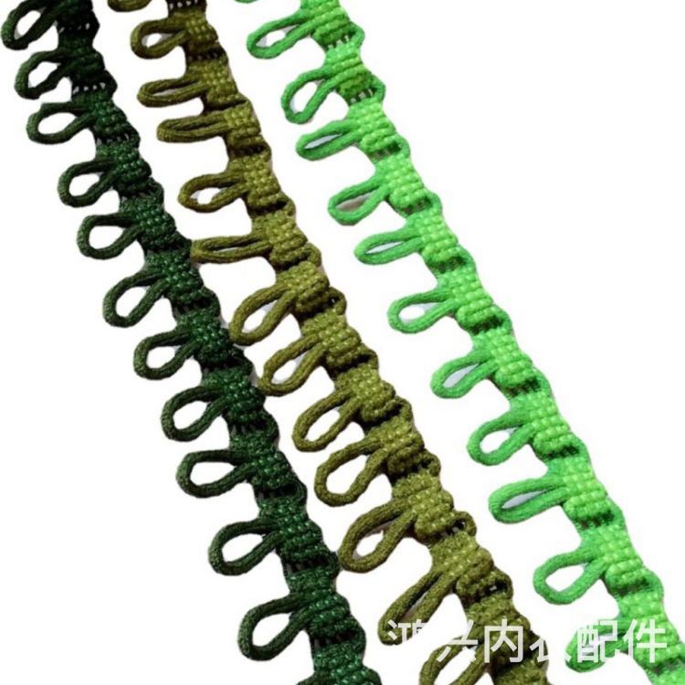 Cierre del cuello trasero cierre de bucles collar de lana elástico sujeción del cuello cuerda con botones bucles elásticos cuerda elástica con botones accesorios de ropa Specification image