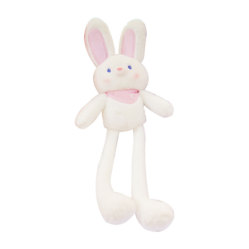 Customized plush toy figurines with the same creative cartoon style as a certain book, featuring cute girls and Internet celebrities who can pull up a rabbit Application Scenario