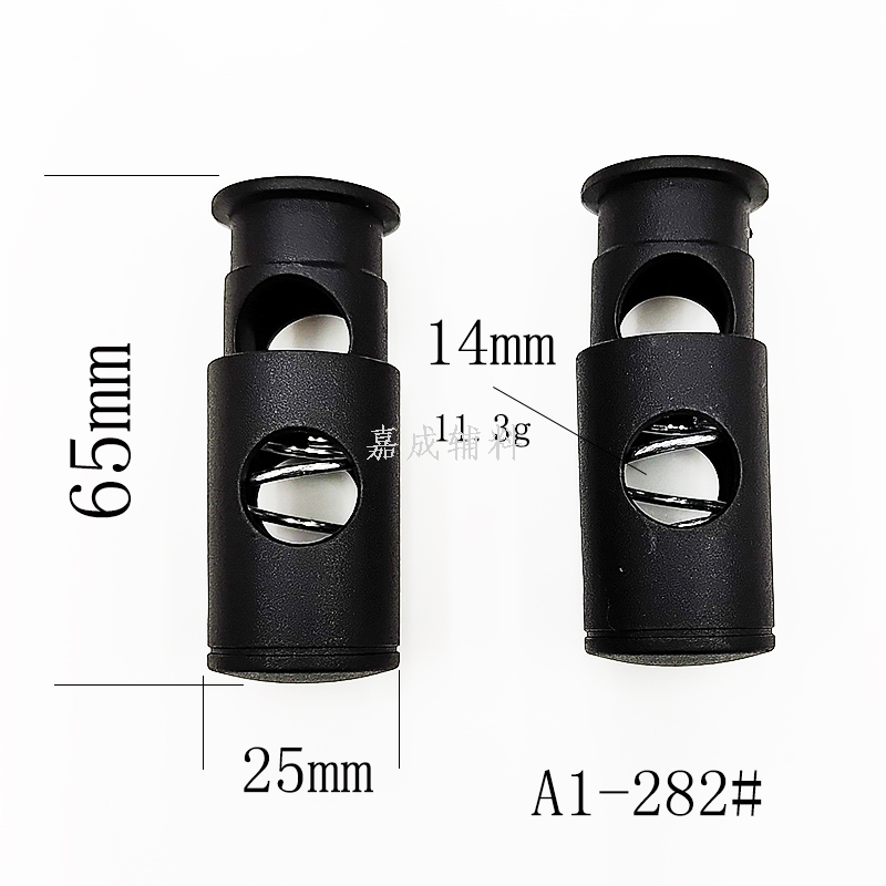 超大号弹簧扣大孔线绳调节扣厂家直销服装辅料箱包配件详情2