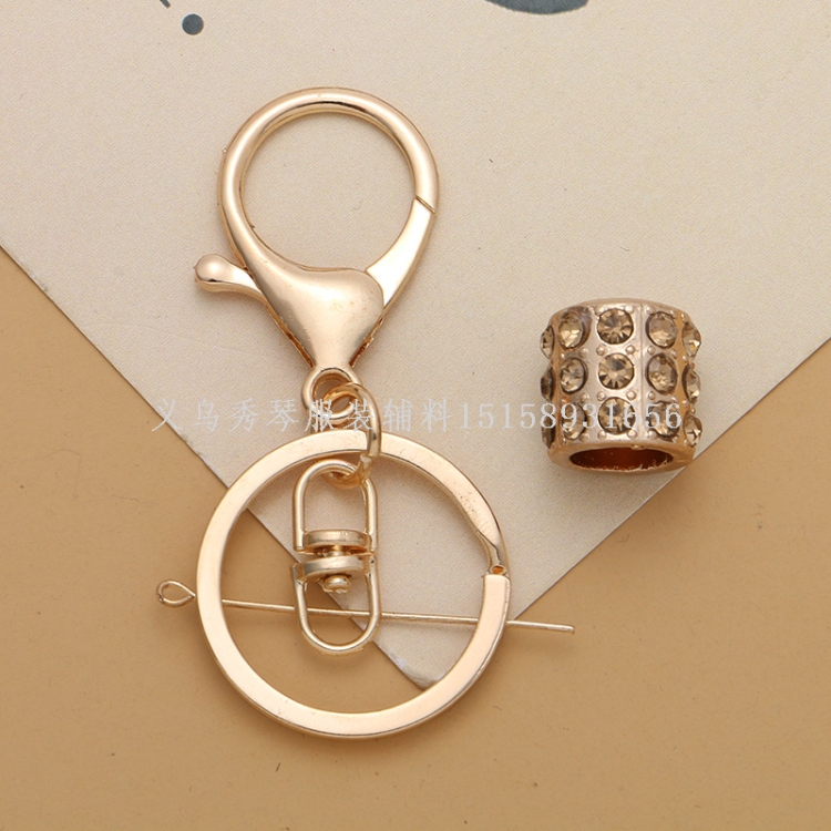 环保合金水钻裘皮扣皮草貂皮纽扣袖扣金属纽扣配件专供速卖通