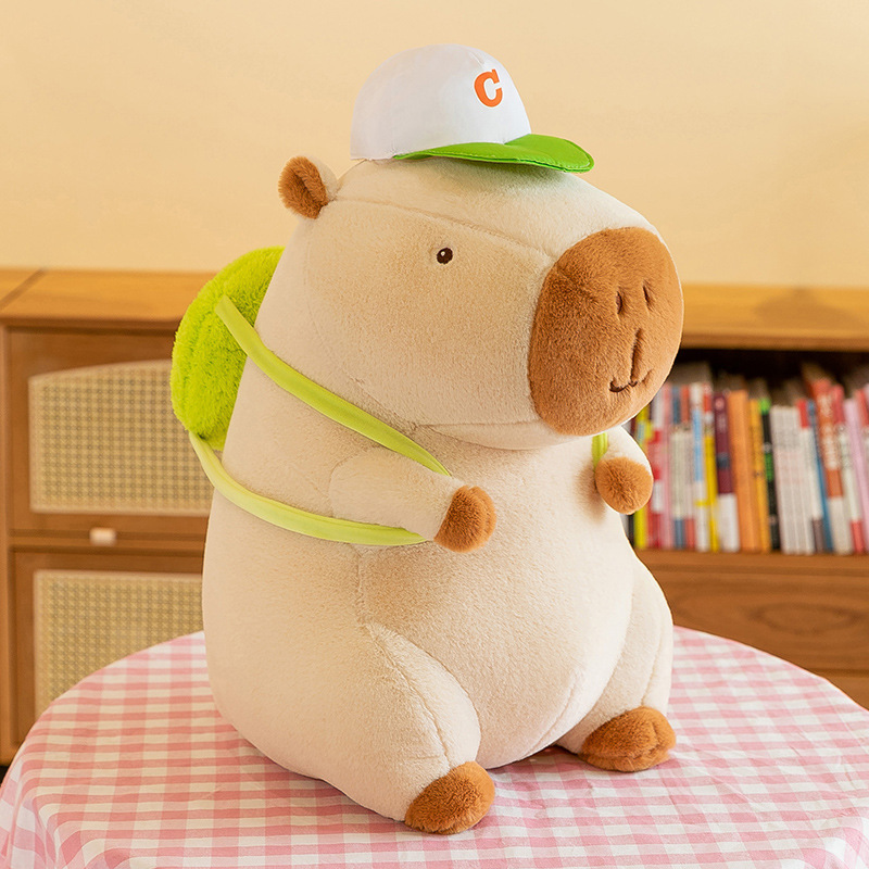 New Capibara Capybara ugly and cute doll pillow, sleeping pillow, claw machine doll gift wholesale cross-border details Picture
