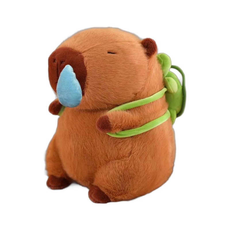 超大号抖音网红卡皮巴拉水豚公仔可爱巨型水豚毛绒玩具女生日礼物详情图4