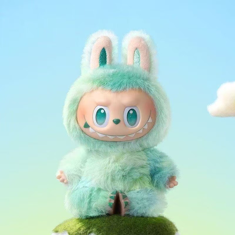 泡泡玛特labubu3.0拉布布三代前方高能搪胶脸公仔毛绒