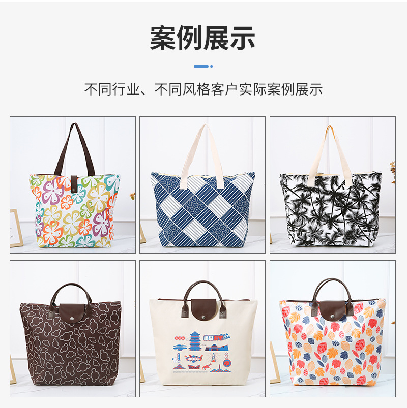 现货空白帆布袋手提购物帆布包图案加印制图案订货详情3
