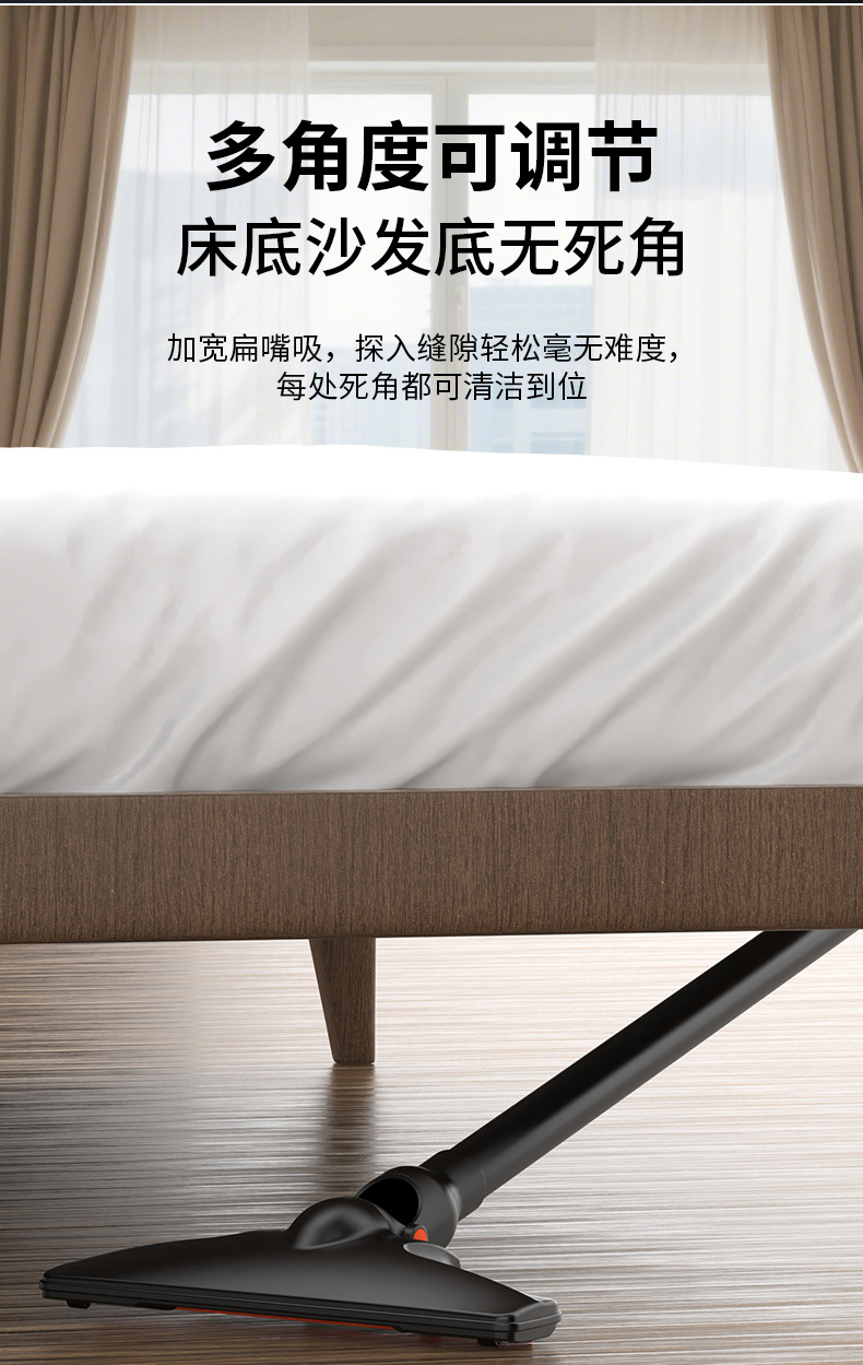 Portable car vacuum cleaner with high suction power, high efficiency, large capacity, quiet, dual-purpose car and home, rechargeable wireless vacuum cleaner pic 12