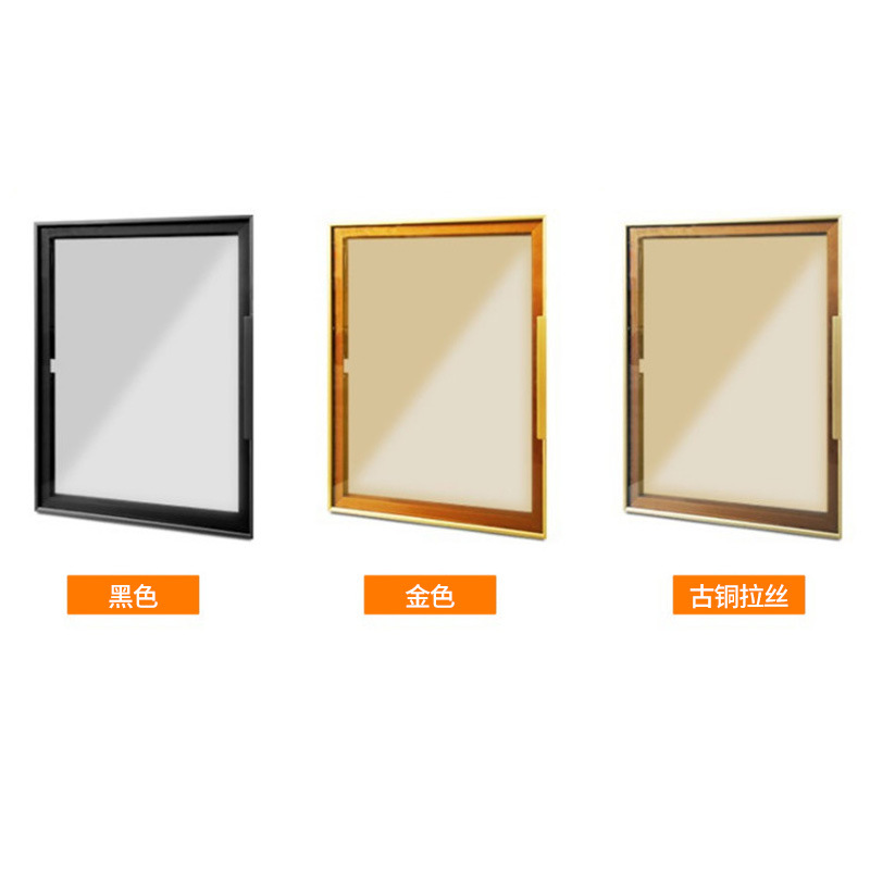 Venta directa de fábrica 20 puertas de gabinete de vidrio de aluminio completo armario de vino bisel de aleación de aluminio muy estrecho puerta de vidrio templado material de aluminio Application Scenario