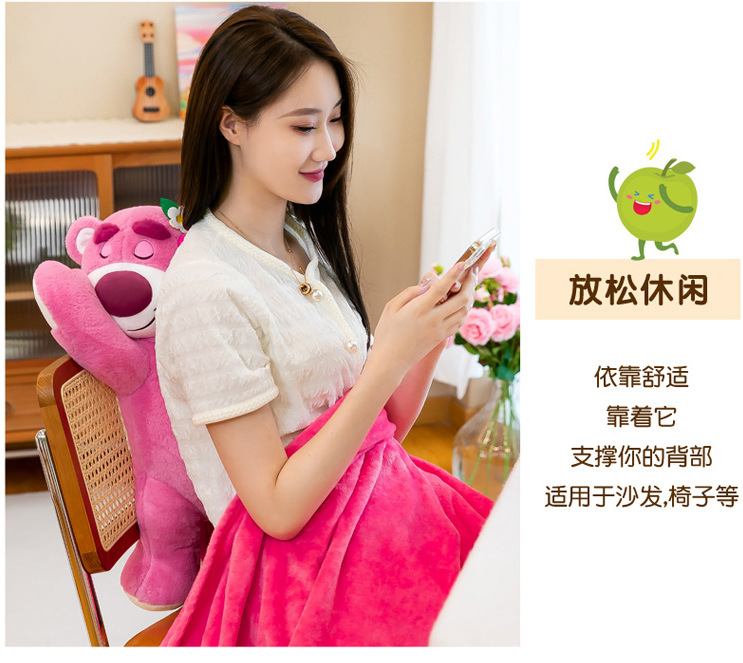 厂家现货新款卡皮巴拉抱枕被子两用二合一空调被办公室午睡毯批发详情2