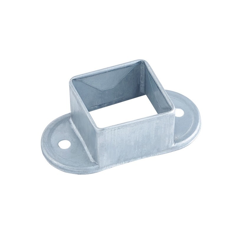 Zinc steel fence, balcony main seat, inclined seat, staircase guardrail connection parts, aluminum alloy Application Scenario