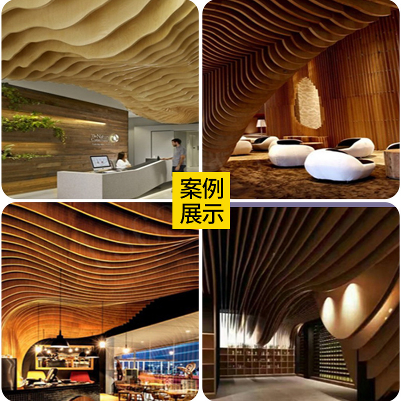 工业建材铝方管 建筑外墙造型铝方管 弧形铝方通 墙面拉弯铝