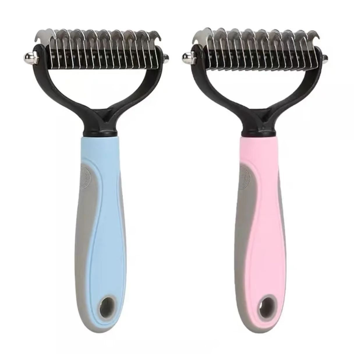 Pet combs, double-sided open-knot combs, cleaning and grooming combs, cat combs, dog combs, hair removal combs, pet supplies Application Scenario