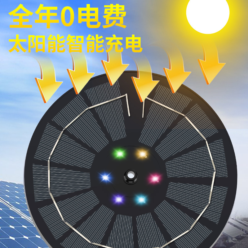 太阳能喷泉水池花园流水喷泉户外鸟浴盆庭院喷泉漂浮喷泉