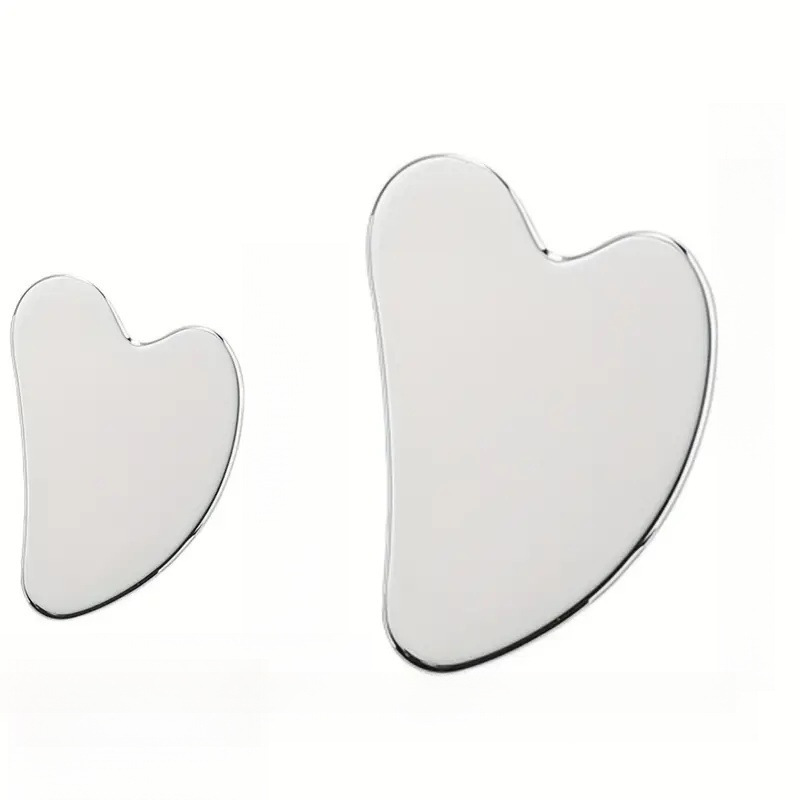 Stainless steel gua sha board, cross-border heart-shaped massage board, facial gua sha, full-body universal massage device, heart-shaped fascia knife Application Scenario