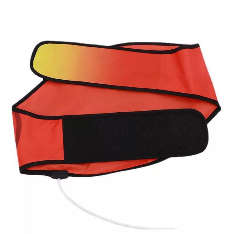 Cross-border European and American standard sweating hot compress waist support sauna massage belt fat reduction heating sweat-wicking belt details Picture