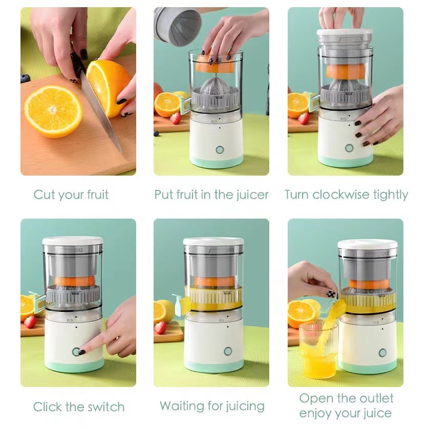 TV gift rechargeable built-in battery juicer, juice extraction wholesale, small food processor, household gift kitchen appliances