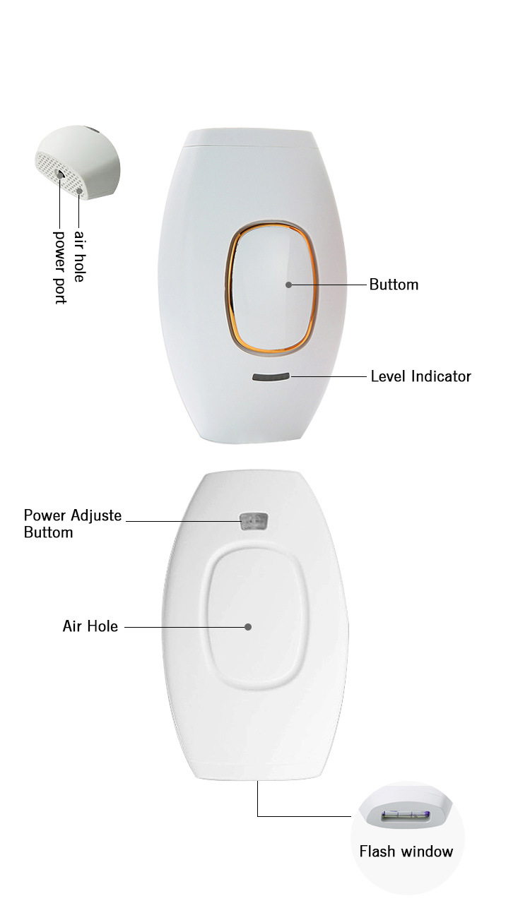 面包款881激光脱毛仪IPL家用女士剃毛强脉冲脱毛仪电动脱毛器详情8