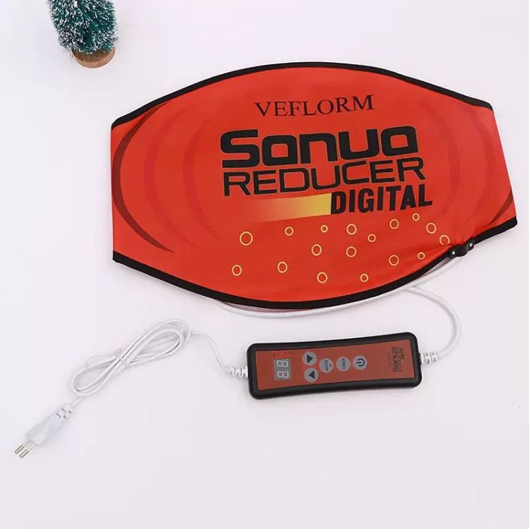 Cross-border European and American standard sweating hot compress waist support sauna massage belt fat reduction heating sweat-wicking belt