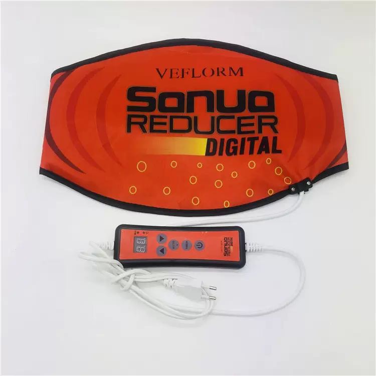 Cross-border European and American standard sweating hot compress waist support sauna massage belt fat reduction heating sweat-wicking belt pic 3