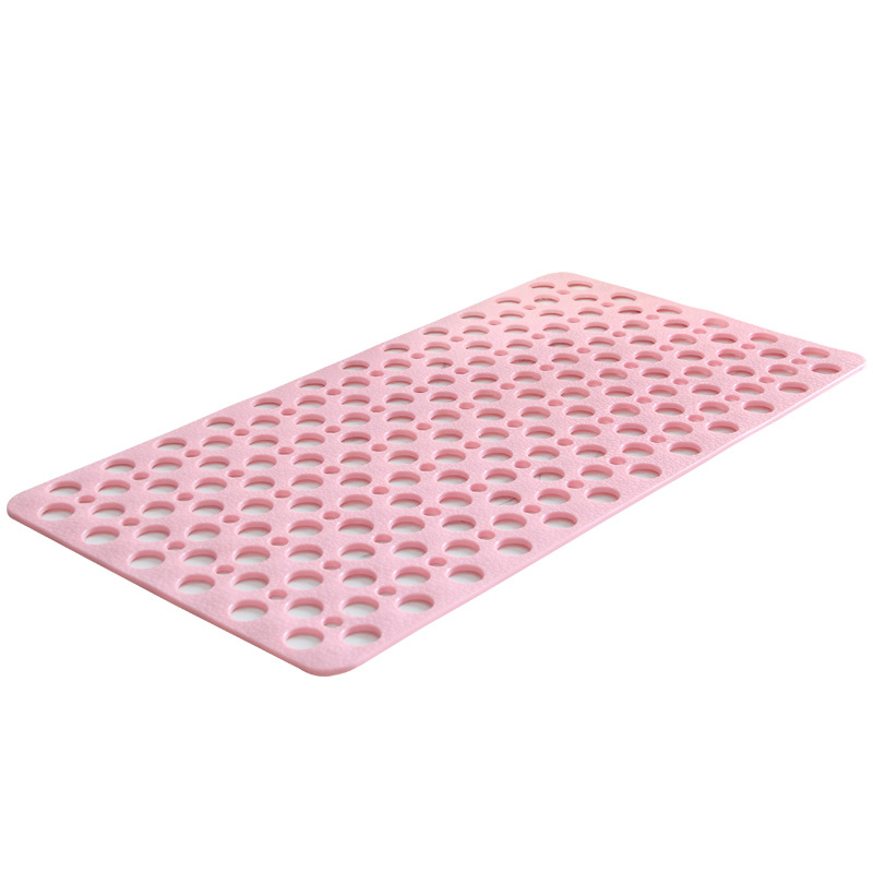 PVC bathroom anti-slip mat, round hole water leakage, suction cup floor mat, anti-drop, environmentally friendly, household shower room massage foot mat Application Scenario