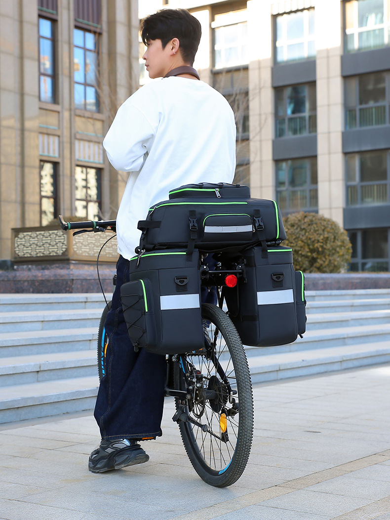 Road bicycle three-in-one riding pack racing, rear shelf pack, waterproof long-distance Sichuan-Xizang line equipment pic 15
