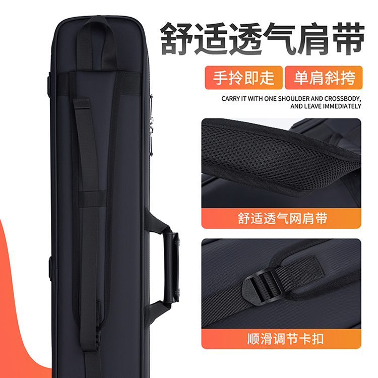 美式手提台球杆包杆包7孔台球杆背包1/2九球杆包杆多功能台球杆袋详情8