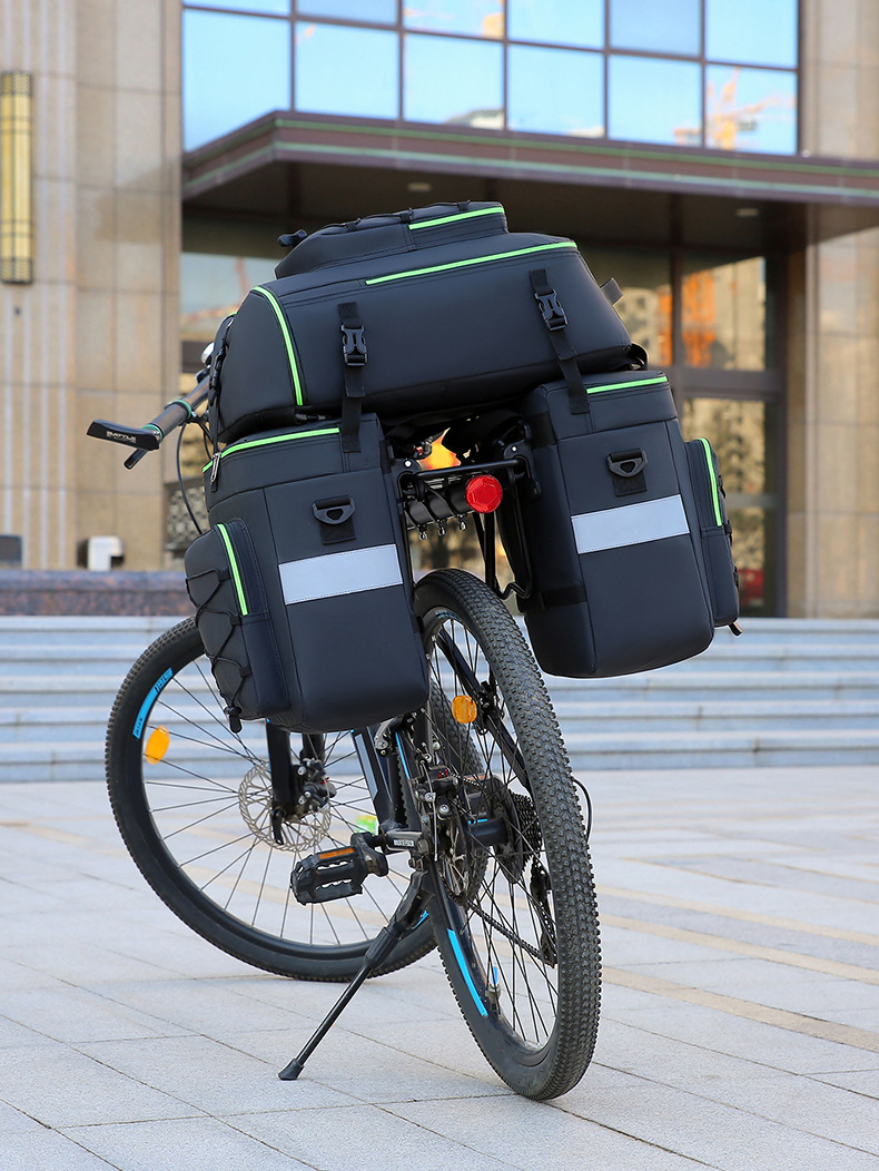 Road bicycle three-in-one riding pack racing, rear shelf pack, waterproof long-distance Sichuan-Xizang line equipment pic 20