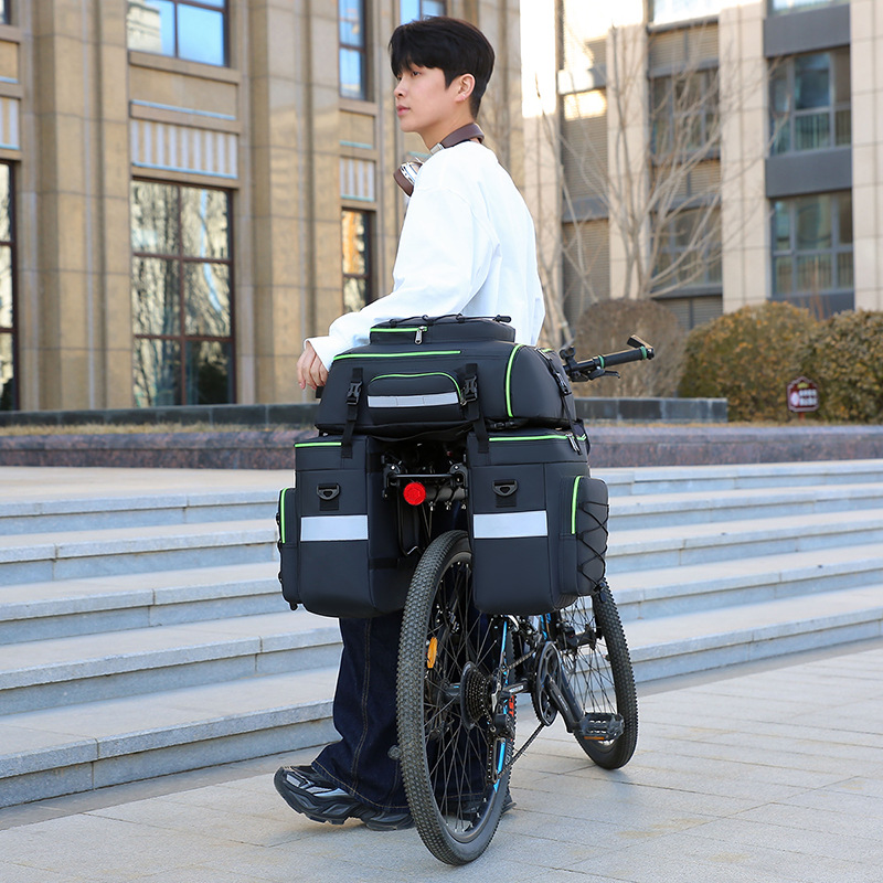 Road bicycle three-in-one riding pack racing, rear shelf pack, waterproof long-distance Sichuan-Xizang line equipment