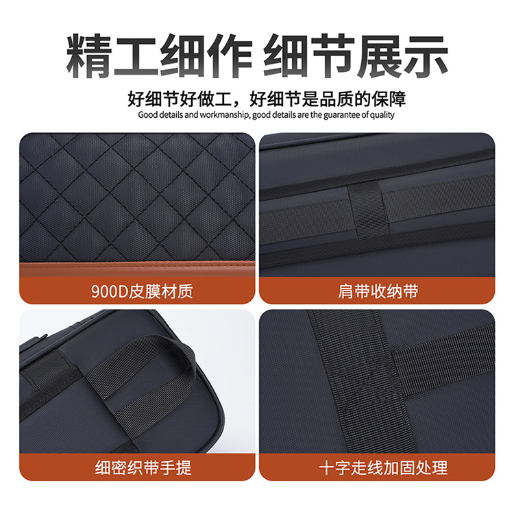 美式手提台球杆包杆包7孔台球杆背包1/2九球杆包杆多功能台球杆袋详情13