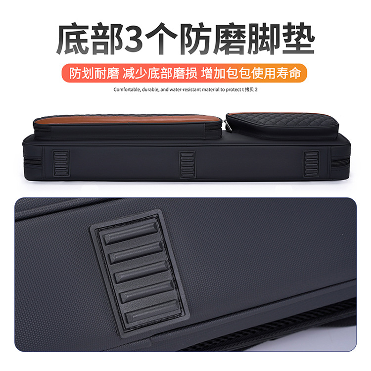 美式手提台球杆包杆包7孔台球杆背包1/2九球杆包杆多功能台球杆袋详情11
